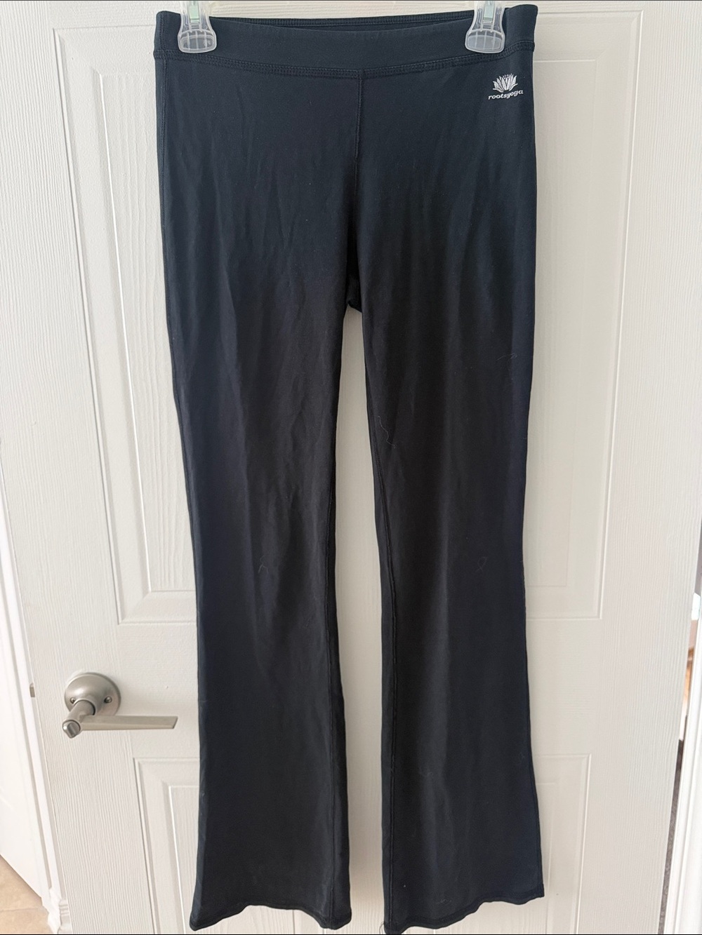 Roots Black Yoga Bootcut Pants